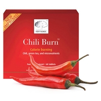 Chili Burn - Brûleur De Graisse Naturel - Piment,  Thé Vert Et Capsa cine - Gestion Du Poid,  Bien-Être Physique Et Renfort De L