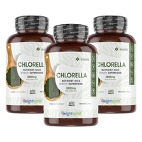 Chlorella en Comprimés - Micro-algues énergisantes et détoxifiantes - 3 boîtes