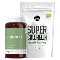 Chlorella Pack - Chlorella bio en Poudre et en Comprimé. Riche en protéines végétales