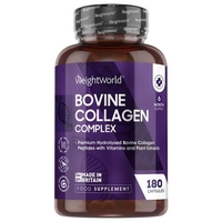 Complexe de Collagène Bovin Peptides de collagène hydrolysés Formule 100% naturelle 180 gélules