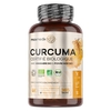 Curcuma 480mg 365 gelules avec poivre noir et gingembre pour la peau,  les articulations et le coeur