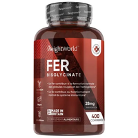 Fer Bisglycinate 28mg - 400 comprimés pour l