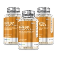 Garcinia Cambogia Plus - Complément Naturel d’Aide à la Gestion du Poids - 360 gélules - 3 boîtes