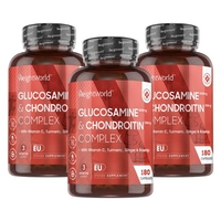 Glucosamine & Chondro tine - Complément Naturel pour le Soutien des Articulations - 540 gélules - 3 Boîtes
