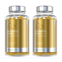 Gélules d’Huile d’Ail sans Odeur - Complément naturel pour le bien-être et la santé du cœur - 90 Gél
