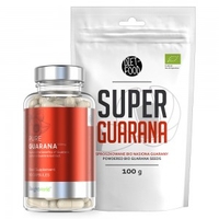 Guarana Pack - Guarana Bio en Poudre & Gélules - 100g de Poudre & 90 Gélules de 1200mg