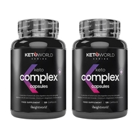 Keto Complex - Gestion Du Poids - Stimulant Énergétique Efficace - Améliore La Concentration - Vitamines B & D - 60 Capsules - 2 Gélules Par Jour