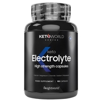 Keto Électrolytes en Gélules - Supplément de minéraux pour un régime cétogène équilibré - 180 Gélules