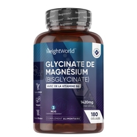 Magnésium Bisglycinate 1420 mg 180 gélules avec B6