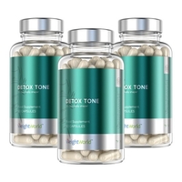 Nettoyeur de colon - Detox Tone - Detox - Digestion - 3 Boîtes de 60 Gélules - Economisez 15%