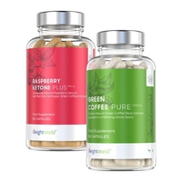 Pack Raspberry Ketone Plus & Green Coffee Pure - Compléments naturels pour la gestion du poids - 30