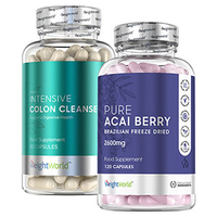 Pure Açaï + Colon Cleanse - Pack Detox & Antioxydants - Riche en vitamines et minéraux