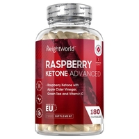 Raspberry Ketone Plus - Complexe avancé à base de cétone de framboise - 1000 mg 180 Gélules