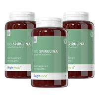 Spiruline Bio en Comprimé - Complément 100% Naturel - 375 Comprimés de 4000mg - 3 Boîtes -20%