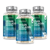 Vegan Collagen Advanced – Formule stimulant le collagène – 540 gélules puissantes de 500mg - Vegan Collagen Advanced pour la peau,  os et articulations