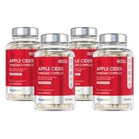 Vinaigre de Cidre de Pomme 120 Gélules - 1500mg par Dose - Digestion et Perte de Poids - 3 Boîtes