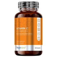 Vitamin C Gélules - Complément Système Immunitaire - 120 Gélules avec Vitamine C,  Pépins de Raisin,  Racine de Gingembre aet Curcuma.