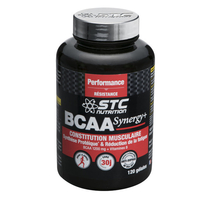 BCAA Synergy + - Acide aminé - Courbatures - 120 gélules