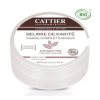 Beurre de karité bio nature - visage,  corps,  cheveux 100g