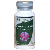 Candi Clean - Anti fongique Candidose chronique - 60 gélules