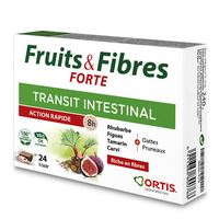 Fruits & Fibres Forte - Action rapide - 24 cubes