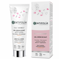 Gel Crème de Nuit bio Eclat de Rose - Tube 70ml