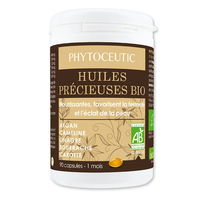 Huiles précieuses bio Eclat de la peau - 90 capsules