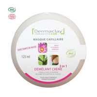 Masque démêlant crème 2 en 1 bio 125ml