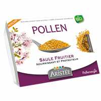 Pollen frais de Saule fruitier bio - Aristée - Barquette de 250g