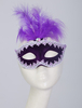 10pcs / Ensemble de carnaval masque pourpre synthétique mascarrade costume accessoires