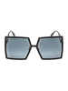 13e anniversaire cadeau femmes lunettes de soleil fête noir élégant pleine jante
