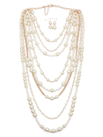 1920s Fashion Great Gatsby Accessoire Perle Collier Accessoires de Flapper Robe Déguisements Halloween