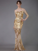 1920s Robe de Soirée Vintage Sirène Flapper 2021 Paillettess Col Rond Longueur Plancher Gatsby Robes de Soirée