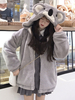 Academic Sweet Lolita Manteaux Gris Pardessus Polyester Automne Lolita Outwears Hiver Automne