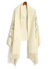 Académique Lolita Punch Cape En Peluche À Franges Blanches Imprimé Floral Lolita