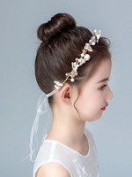 Accessoire Cheveux Fille de Perles Blondes Perle Enfants Accessoires Cheveux
