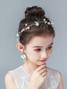 Accessoire Cheveux Fille de Perles Blondes Perle Enfants Accessoires Cheveux