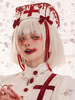 Accessoire de chapeau Infirmière lolita gothique motif croix polyester blanc lolita accessoires Déguisement Halloween