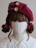Accessoire de chapeau Sweet Lolita en polyester à carreaux gris Accessoires Lolita