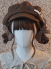 Accessoire de chapeau Sweet Lolita en polyester marron café Accessoires Lolita