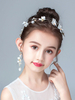 Accessoire de cheveux couronne de fille de fleur argent Accessoires de mariage