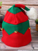 Accessoire de fête de Noël rouge avec chapeau de Noël; cloche; pompon et couleur Déguisements Halloween
