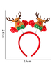 Accessoire de Noël pour les femmes Coffee Brown Polyester Fiber Headwear Christmas Vacons Accessoire