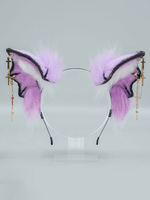 Accessoire Lolita Violettes Oreilles de Chat Gothique Chic Coiffure Fibre De Polyester Divers