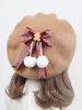 Accessoire nœuds chapeau Sweet Lolita Accessoires Lolita rouge