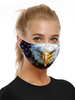Accessoires Costume Masque Imprimé Aigle Déguisements Halloween