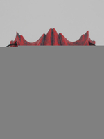 Accessoires dHalloween Couverture de visage de dent de tigre Costume de Cosplay