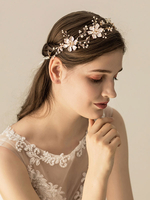 Accessoires de chapeaux de mariage Accessoires de chapellerie Accessoires de cheveux de mariée en métal