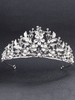 Accessoires De Cheveux Argent Tiare Strass Pour La Mariée