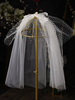 Accessoires de cheveux de coiffure de mariage de casque pour la mariée